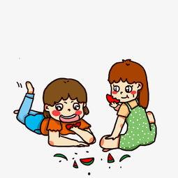 吃瓜群众两个小孩,两个小孩的童年趣事